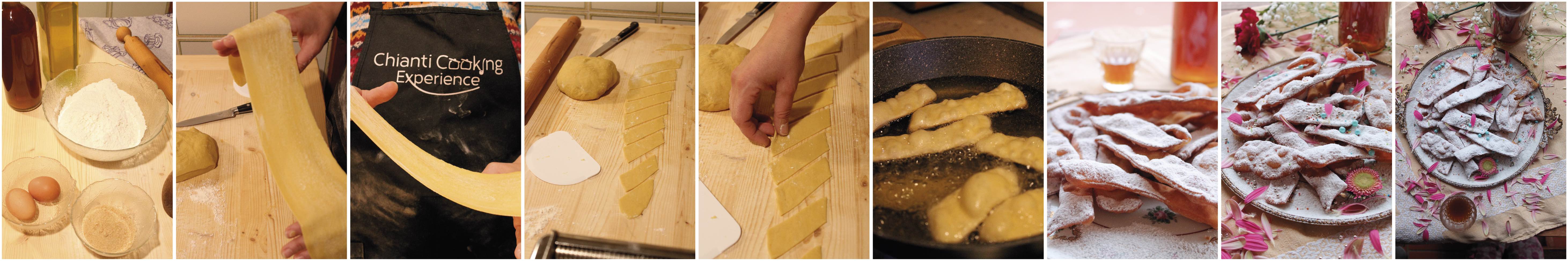 sweet and colourfull candy italian typical food chiacchiere